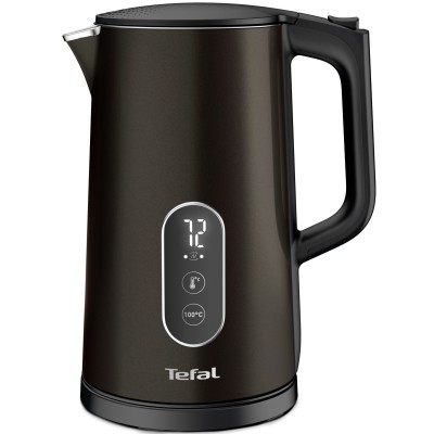 Электрочайник Tefal Digital 1.7л, с двойными стенками, 5 темп.реж, черный (KI831E10)