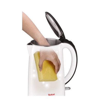 Электрочайник Tefal Safe to touch 1.7л, Strix, пластик, глянец белый (KO260130)