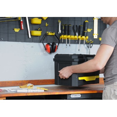 Ящик для инструмента Stanley 19", с выдвижной секцией, 48.1x27.9x28.7см (1-70-316)