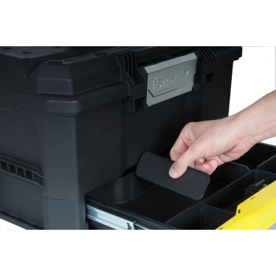 Ящик для инструмента Stanley 19", с выдвижной секцией, 48.1x27.9x28.7см (1-70-316)