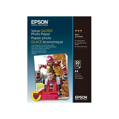 Бумага Epson A4 Value Glossy Photo Paper 20 л. 