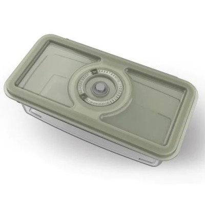 Вакууматор Electrolux для многоразовых пакетов/контейнеров, 4Вт, механическое управл., +3 контейнера, пластик, серый (EVFK1+)