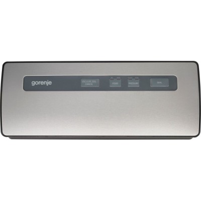 Вакуумный упаковщик GORENJE, электронное упр, 120 Вт., ф-ция запаивания и вакуумирования, серебристый (VS120ES)