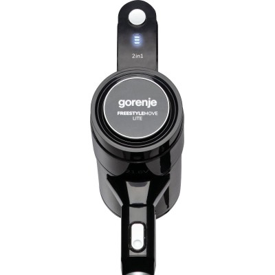 Вертик.беспроводный пылесос Gorenje SVC216FMLBK/контейн/2 в 1-ручн и вертик/HEPA/2 насадки/45 мин/черный (SVC216FMLBK)