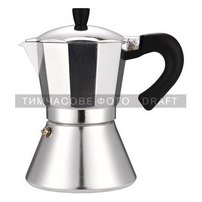 Гейзерная кофеварка Ardesto Gemini Cremona, 0.15л, 3 чашки, алюминий (AR0803AG)