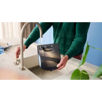 Гладильная система PHILIPS All-In-One 8500, 2200Вт, 1200мл, паровой удар -300гр, верт. отпаривание, керам. подошва, серый (AIS8540/80)