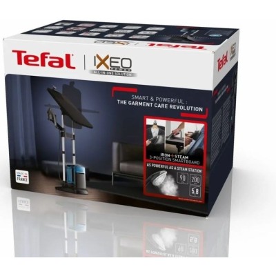 Гладильная система Tefal IXEO POWER, 2170Вт, 1100мл, паровой удар -200гр, постоянный пар - 90гр, с доской для глажки, нерж. сталь, черно-синий (QT2022