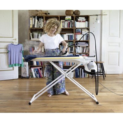 Гладильная станция паровая Karcher SI 4 EasyFix Premium Iron, 2000Вт, 800мл, верт. отпаривание, нерж. сталь, черно-белый (1.512-490.0)