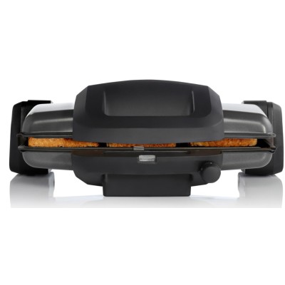 Гриль Gorenje прижимной 1800Вт, темп. режимов-4, съёмные пластины, раскрытие на 180°, металл, графит (KR1800SDP)