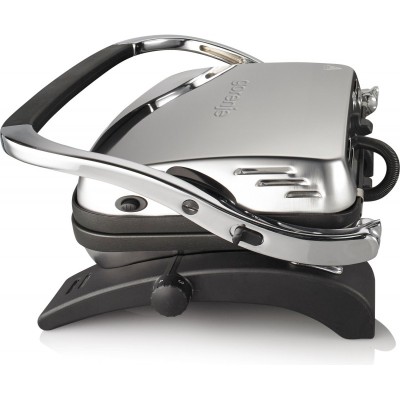 Гриль Gorenje прижимной, 1800Вт, темп. режимов-4, съёмные пластины, металл, серый (KR1800EPRO)