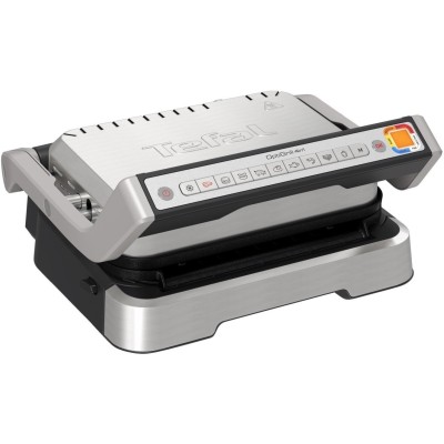 Гриль Tefal прижимной OptiGrill 2100Вт, темп. режимов-4, съёмные пластины, металл (GC774D30)