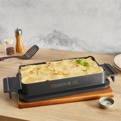 Гриль Tefal прижимной OptiGrill 4in1 XL 2200Вт, темп. режимов-4 съёмные пластины, металл (GC784D30)