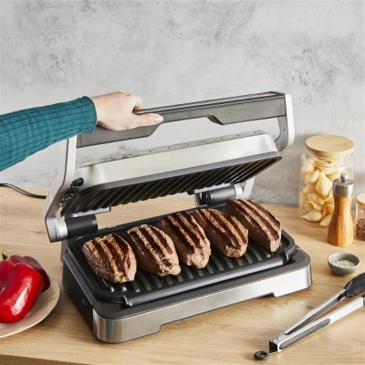 Гриль Tefal прижимной OptiGrill 4in1 XL 2200Вт, темп. режимов-4 съёмные пластины, металл (GC784D30)