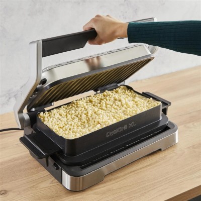 Гриль Tefal прижимной OptiGrill 4in1 XL 2200Вт, темп. режимов-4 съёмные пластины, металл (GC784D30)