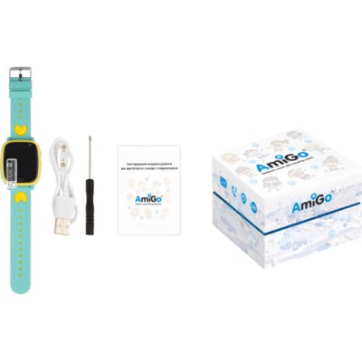 Дитячий смарт-годинник AmiGo GO001 iP67 Green