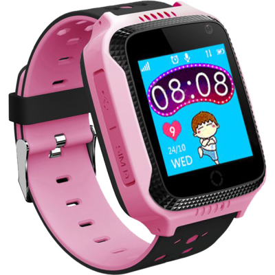 Дитячий смарт-годинник G900A Smart Watch с GPS трекером Рожевий