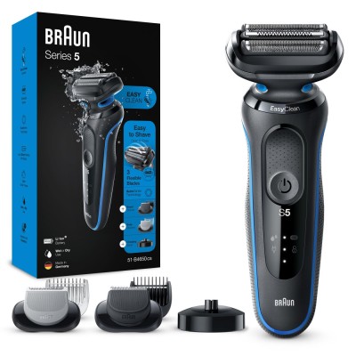 Електрична бритва BRAUN Series 5 51-B4650cs Чорний / Синій