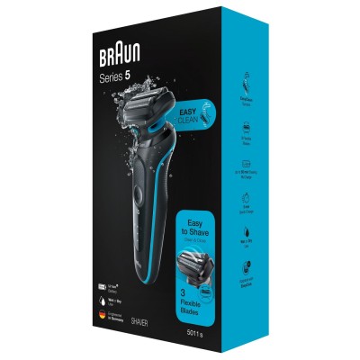 Електрична бритва BRAUN Series 5 51-M1000s чорна/м'ятна