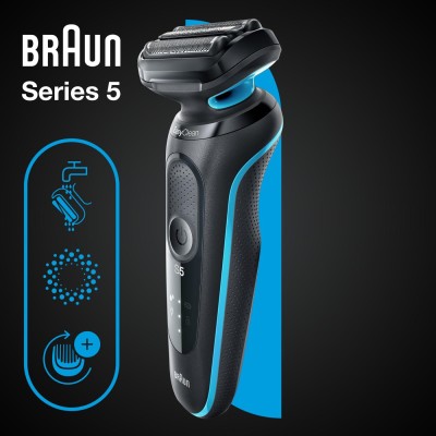 Електрична бритва BRAUN Series 5 51-M1000s чорна/м'ятна