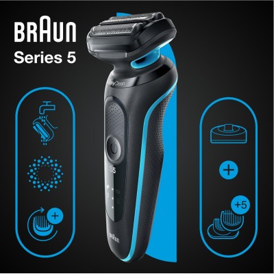Електрична бритва BRAUN Series 5 51-M4500cs чорна/м'ятна