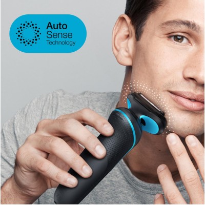 Електрична бритва BRAUN Series 5 51-M4500cs чорна/м'ятна