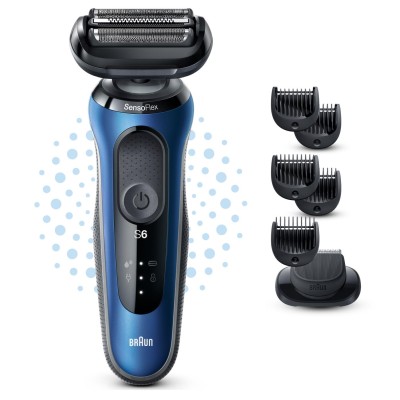 Електрична бритва BRAUN Series 6 61-B1500s синя/чорна