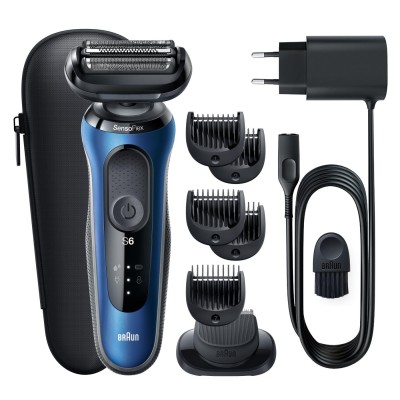 Електрична бритва BRAUN Series 6 61-B1500s синя/чорна