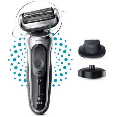 Електрична бритва BRAUN Series 7 71-S4200cs Сріблястий / Чорний