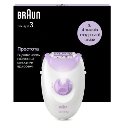 Епілятор BRAUN Silk-еpil 3 SE 3-000