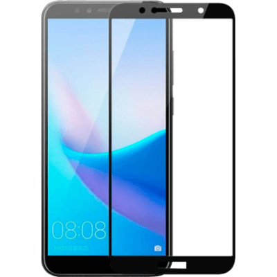 Защитное стекло Huawei Y7 (2018) Full Screen Glass Black