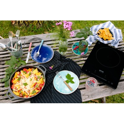 Индукционная плитка Gorenje ICE2000SP/1 зона нагрева/8 уровней мощности/сенсорное управление/черная (ICE2000SP)