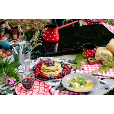 Индукционная плитка Gorenje ICE3500DP/2 зоны нагрева/7 уровней мощности/сенсорное управление/черная (ICE3500DP)