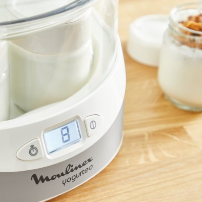 Йогуртница Moulinex Yogurteo 15Вт, стаканов-7х0.16л (стекло), пластик, белый (YG231E32)