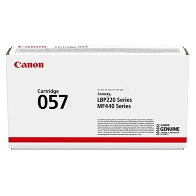 Картридж Canon 057 LBP223dw/226dw/228x/MF443dw/445dw/446X/MF449X Black (3100 стр) (3009C002)