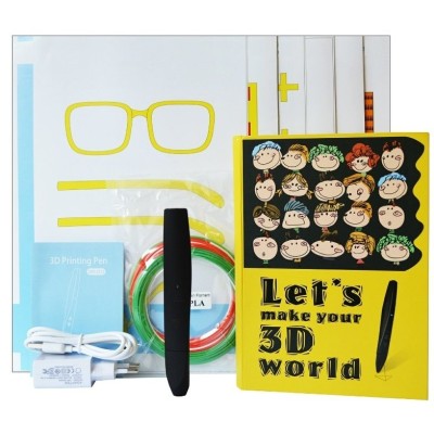 Купити Ручка 3D Dewang D12 black низкотемпературная_PCL ( 4*5м) (D12BLACK_GIFT)