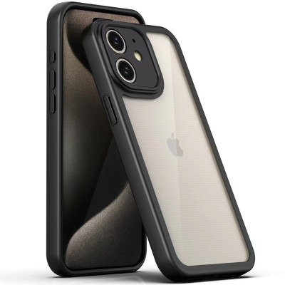 TPU чехол Transparent + Colour 1,5mm для Apple iPhone 11 (6.1") Black