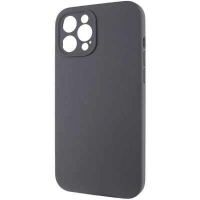 Купити Чехол Silicone Case Full Camera Protective (AA) NO LOGO для Apple iPhone 12 Pro (6.1") Серый / Dark Gray