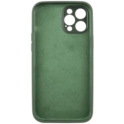 Купити Чехол Silicone Case Full Camera Protective (AA) NO LOGO для Apple iPhone 12 Pro Max (6.7") Зеленый / Cyprus Green