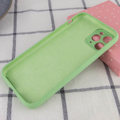 Купити Чехол Silicone Case Full Camera Protective (AA) NO LOGO для Apple iPhone 12 Pro Max (6.7") Мятный / Mint Купити Чехол Silicone Case Full Camera Protective (AA) NO LOGO для Apple iPhone 12 Pro Max (6.7") Мятный / Mint