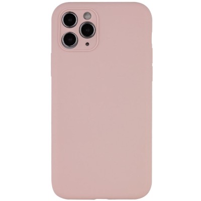 Купити Чехол Silicone Case Full Camera Protective (AA) NO LOGO для Apple iPhone 12 Pro Max (6.7") Розовый / Pink Sand