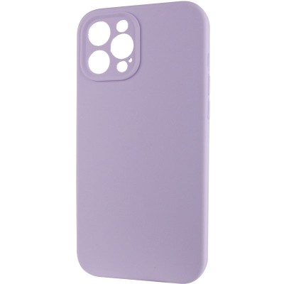 Купити Чехол Silicone Case Full Camera Protective (AA) NO LOGO для Apple iPhone 12 Pro Max (6.7") Сиреневый / Lilac