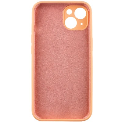 Купити Чехол Silicone Case Full Camera Protective (AA) NO LOGO для Apple iPhone 13 (6.1") Оранжевый / Cantaloupe