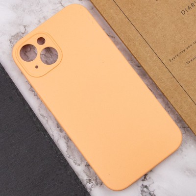 Купити Чехол Silicone Case Full Camera Protective (AA) NO LOGO для Apple iPhone 13 (6.1") Оранжевый / Cantaloupe