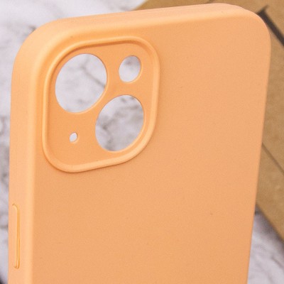 Купити Чехол Silicone Case Full Camera Protective (AA) NO LOGO для Apple iPhone 13 (6.1") Оранжевый / Cantaloupe