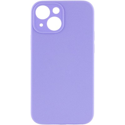 Купити Чехол Silicone Case Full Camera Protective (AA) NO LOGO для Apple iPhone 13 (6.1") Сиреневый / Dasheen