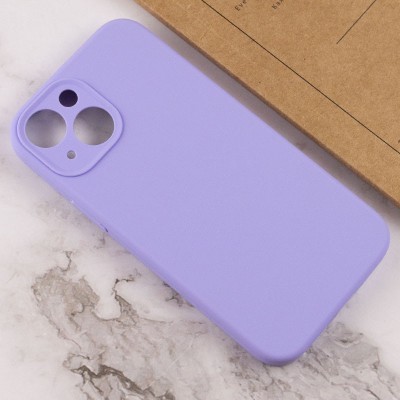 Купити Чехол Silicone Case Full Camera Protective (AA) NO LOGO для Apple iPhone 13 (6.1") Сиреневый / Dasheen
