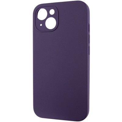 Купити Чехол Silicone Case Full Camera Protective (AA) NO LOGO для Apple iPhone 13 (6.1") Фиолетовый / Elderberry