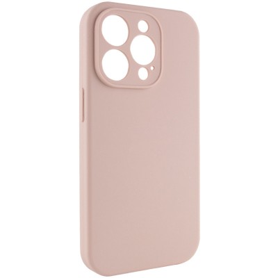 Купити Чехол Silicone Case Full Camera Protective (AA) NO LOGO для Apple iPhone 13 Pro (6.1") Розовый / Pink Sand