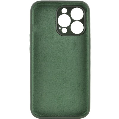 Купити Чехол Silicone Case Full Camera Protective (AA) NO LOGO для Apple iPhone 14 Pro (6.1") Зеленый / Cyprus Green