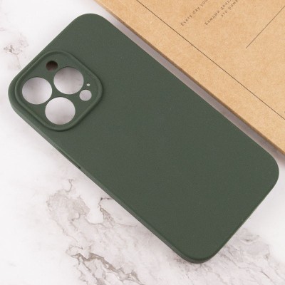 Купити Чехол Silicone Case Full Camera Protective (AA) NO LOGO для Apple iPhone 14 Pro (6.1") Зеленый / Cyprus Green